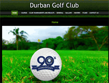 Tablet Screenshot of durbangc.co.za